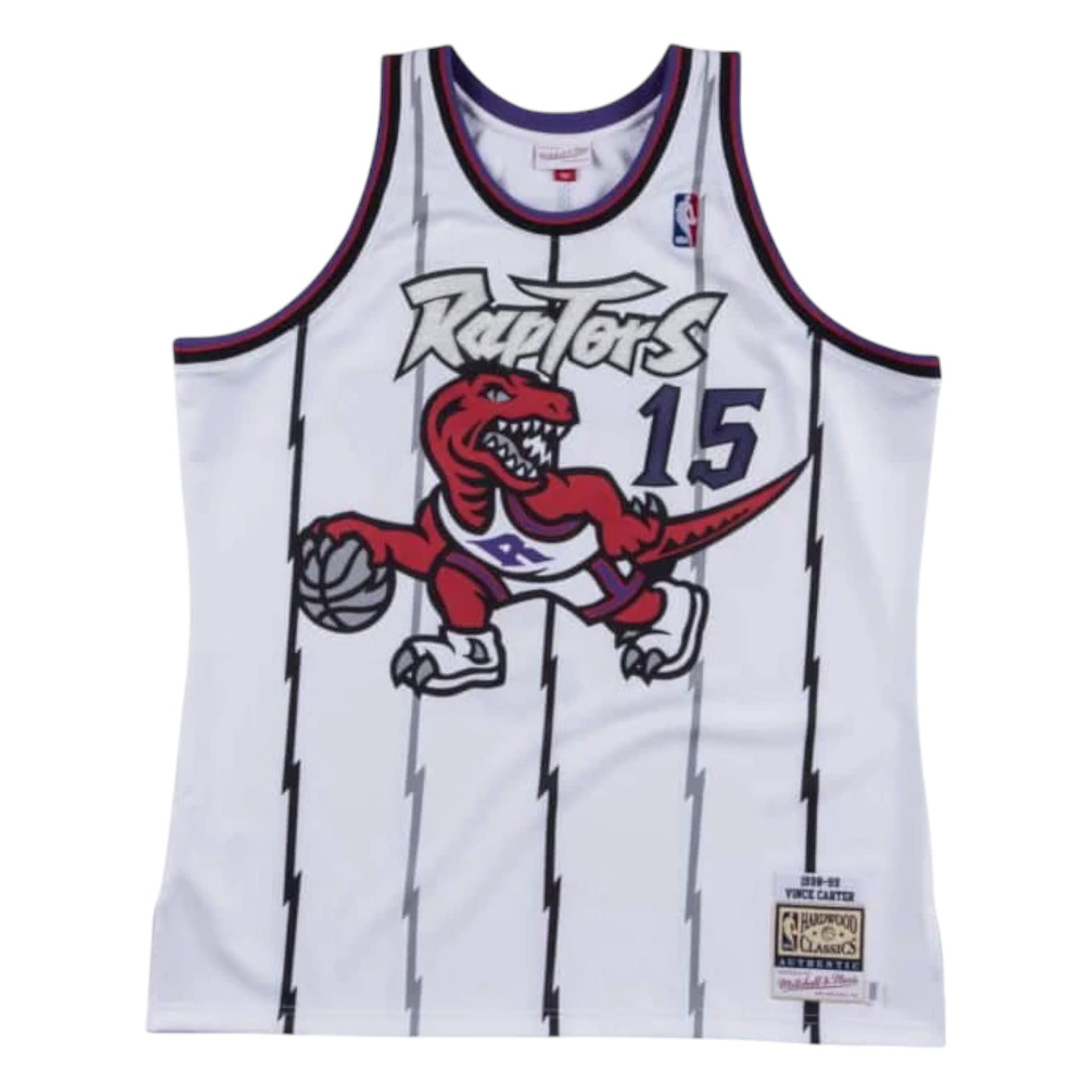 M&N Toronto Raptors Vince Carter Authentic Jersey (1998-99/Home)